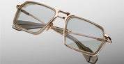 Ottica Mondello Roma - Jacques Marie Mage - JMMGTR-54 - GT-R - ALTAN - titanium, acetate - shape Navigator - Gold - EYEWEAR - SUNGLASSES - Unisex,Uomo,Donna,Women,Men - lens Green - Made In Japan