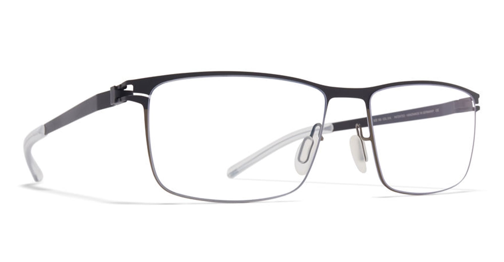 Ottica Mondello Roma - Mykita - 10017025 - XANDER - Shiny Graphite / Nearly Black RX - Acetate, metal - shape  - grey, black - EYEWEAR - EYEGLASSES - Unisex,Uomo,Donna,Women,Men - lens  - Made In Germany