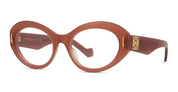 Ottica Mondello Roma - Loewe - LW50090I52066 - LW50090I - BROWN RX - Acetate - shape Oval - brown - EYEWEAR - EYEGLASSES - Donna,Women - lens Clear - Made In Italy