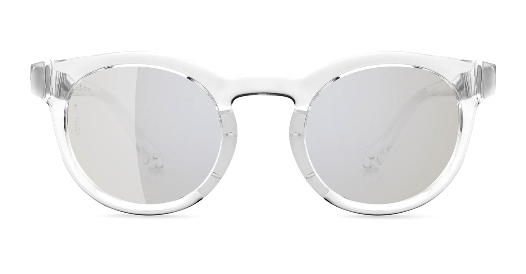 Ottica Mondello Roma - Alba Optics - 8050054517230 - ANVMA V.02 - CRYSTAL GLOSSY / VZUM F-LENS ROCKET - Tr90 - shape Panto - Crystal - EYEWEAR - SUNGLASSES - Unisex,Uomo,Donna,Women,Men - lens Grey - Made In Italy