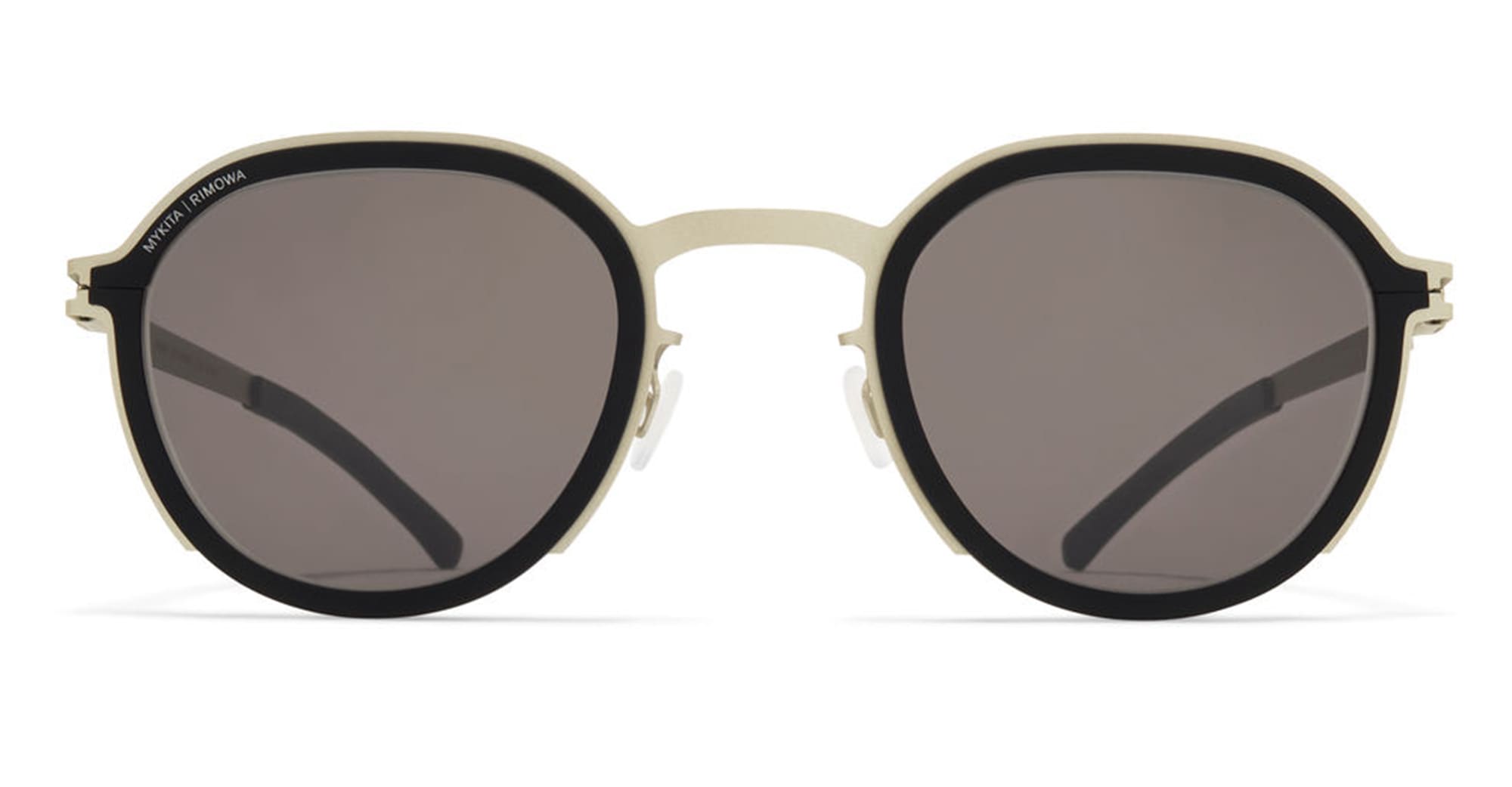 Ottica Mondello Roma - Mykita - 10087670 - MR001 AL3 - Titan / Black / Brown Solid Lens - stainless steel - shape  - silver, black - EYEWEAR - SUNGLASSES - Unisex,Uomo,Donna,Women,Men - lens  - Made In Germany