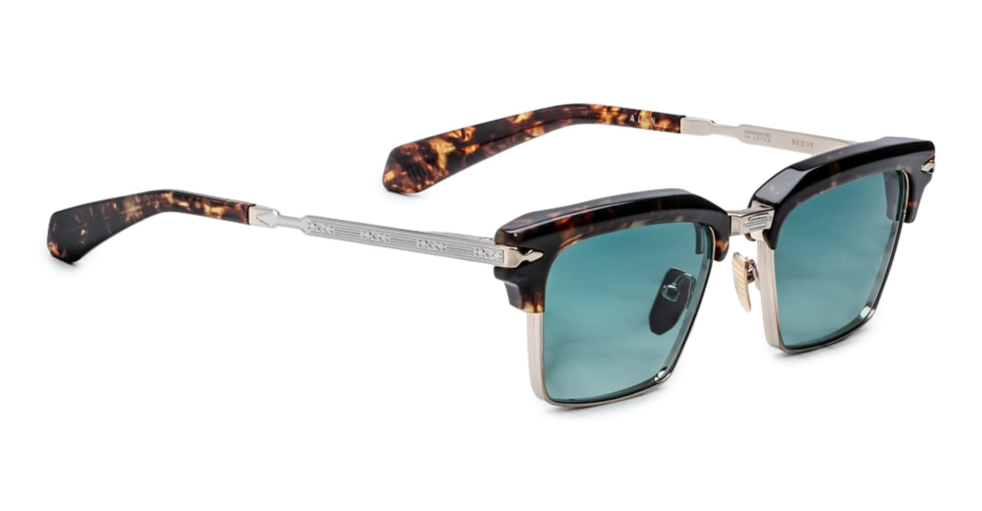 Occhiali Da Sole Unisex JACQUES MARIE MAGE STERETT Turchese 52□22-146 - Nuovi Con Etichette - Foto 4