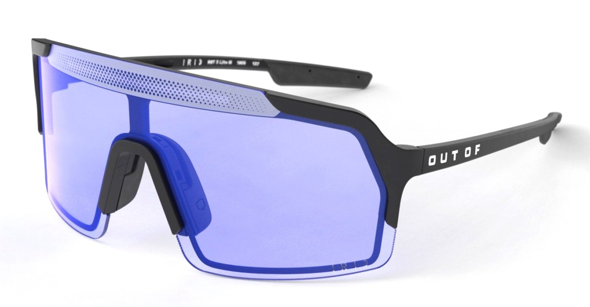  IRID X-10 MEDIUM - Acetate - shape  - black, white - EYEWEAR - SUNGLASSES - Unisex,Uomo,Donna,Women,Men - lens  - Made In Italy
