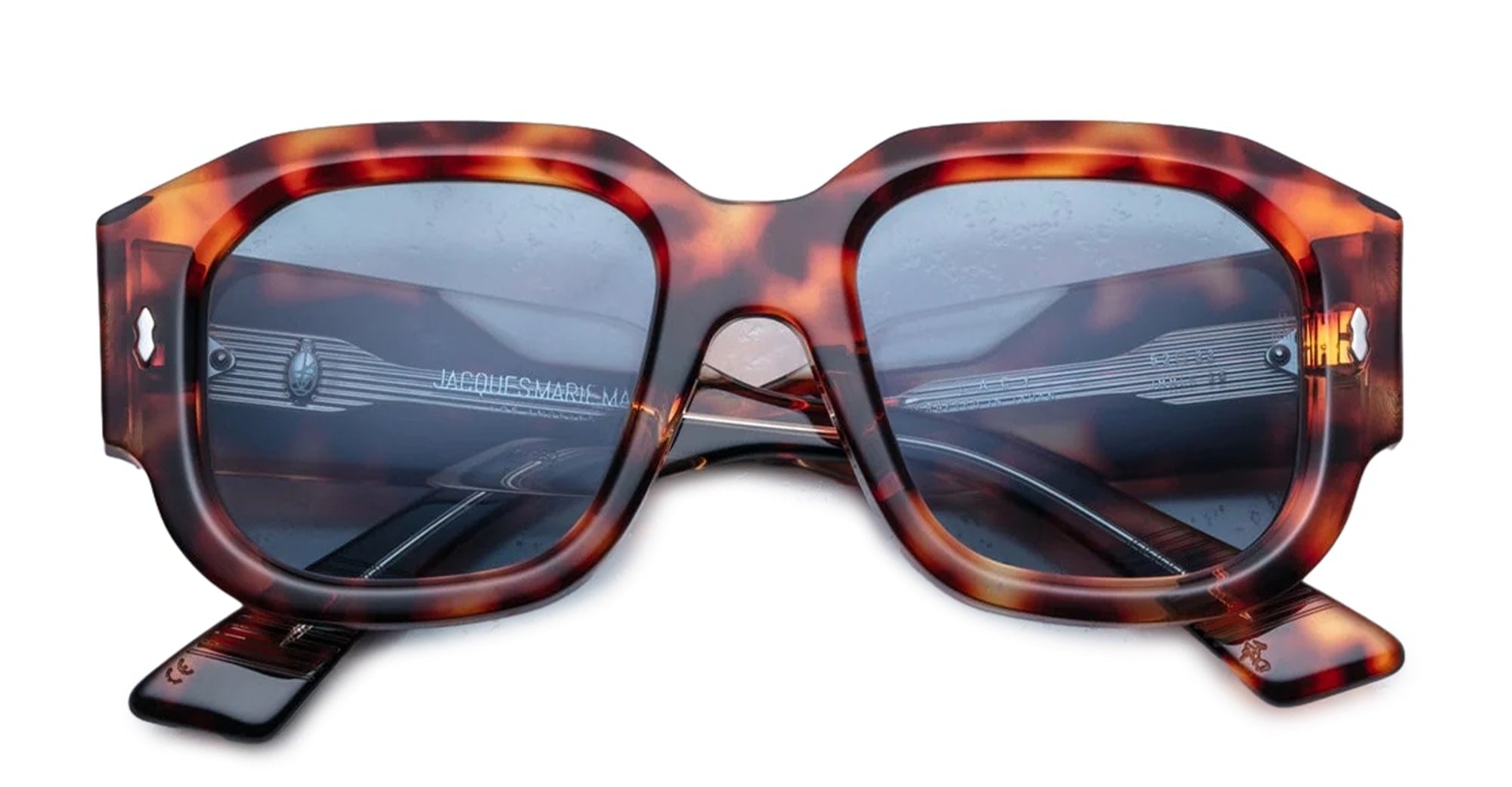 Ottica Mondello Roma - Jacques Marie Mage - JMMLC-19 - LACY - LEOPARD - Acetate - shape Squared - Havana - EYEWEAR - SUNGLASSES - Unisex,Uomo,Donna,Women,Men - lens Grey - Made In Japan