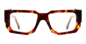 Ottica Mondello Roma - Kuboraum - KROK61FLT00000OP - MASK K61 FLT- FLAMED TORTOISE RX  - Acetate - shape Rectangular - Tortoise - EYEWEAR - EYEGLASSES - Unisex,Uomo,Donna,Women,Men - lens Clear - Made In Italy