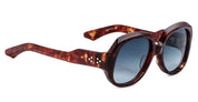 Ottica Mondello Roma - Jacques Marie Mage - JMMYK-7U - OCEAN CHILD - BRECCIA - Acetate - shape Round - Havana - EYEWEAR - SUNGLASSES - Donna,Women - lens Gradient blue - Made In Japan
