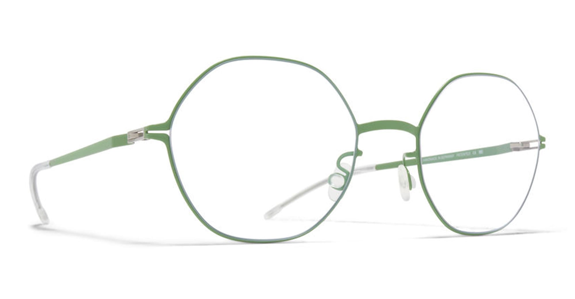 Ottica Mondello Roma - Mykita - 10089910 - EILISH - POW10 / LAUREL GREEN RX - stainless steel - shape Round - green - EYEWEAR - EYEGLASSES - Unisex,Uomo,Donna,Women,Men - lens Clear - Made In Germany