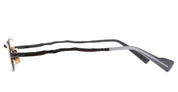 Ottica Mondello Roma - Kuboraum - KRSZ18BMS00000YL - MASK Z18 BMS - MATTE BLACK - metal, acetate - shape Rectangular - Black - EYEWEAR - SUNGLASSES - Unisex,Uomo,Donna,Women,Men - lens orange - Made In Italy