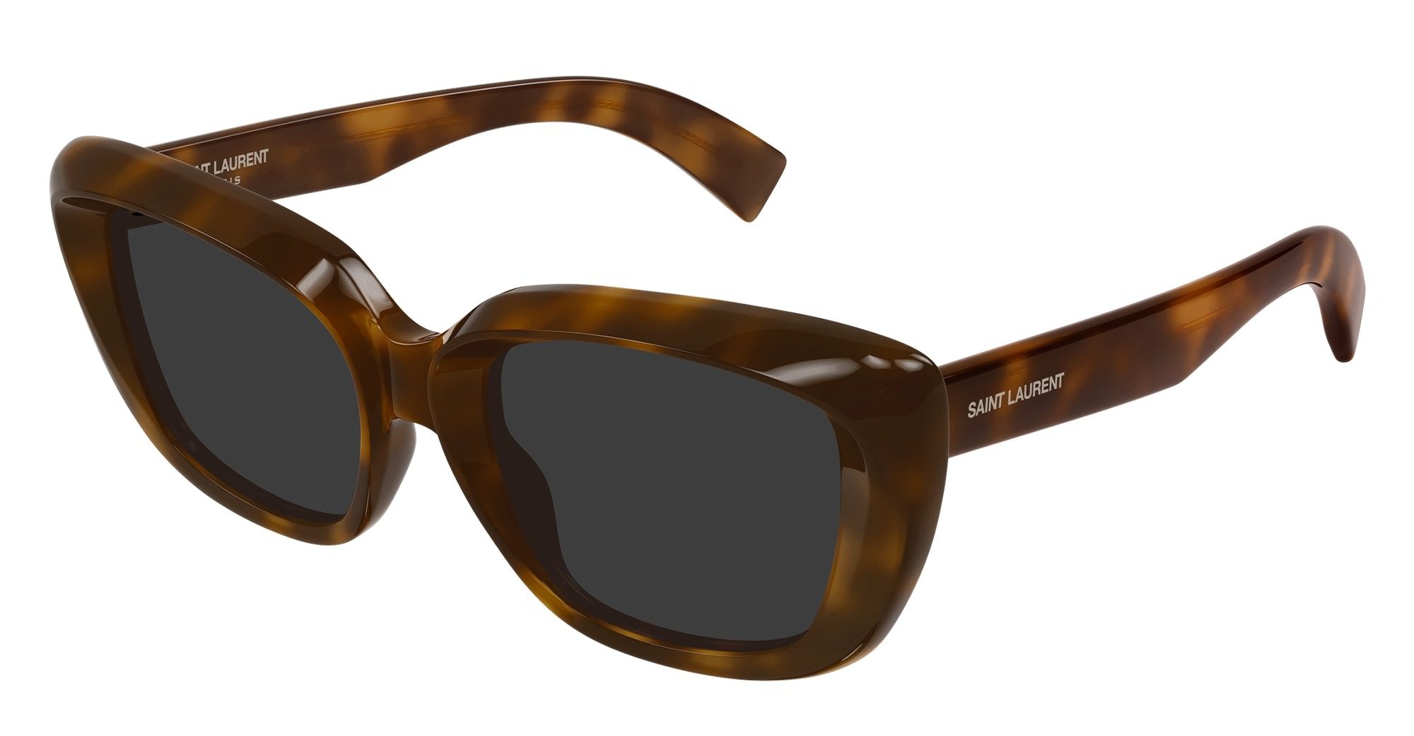 Ottica Mondello Roma - Saint Laurent - SL 857-003 - SL 857-003 - HAVANA / GREY LENS - Acetate - shape Cat-eye - Havana - EYEWEAR - SUNGLASSES - Donna,Women - lens Grey - Made In Italy