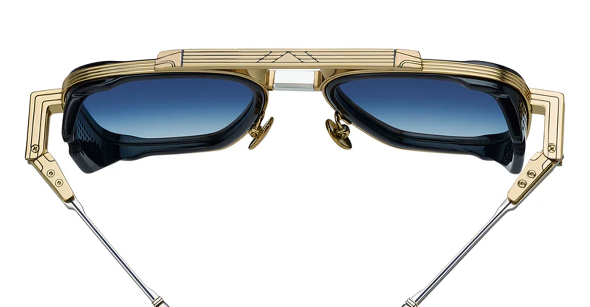 Ottica Mondello Roma - T HENRI - C2ML - C2 - L'OR BLEU - Titanium - shape  - blue, gold - EYEWEAR - SUNGLASSES - Unisex,Uomo,Donna,Women,Men - lens  - Made In Japan
