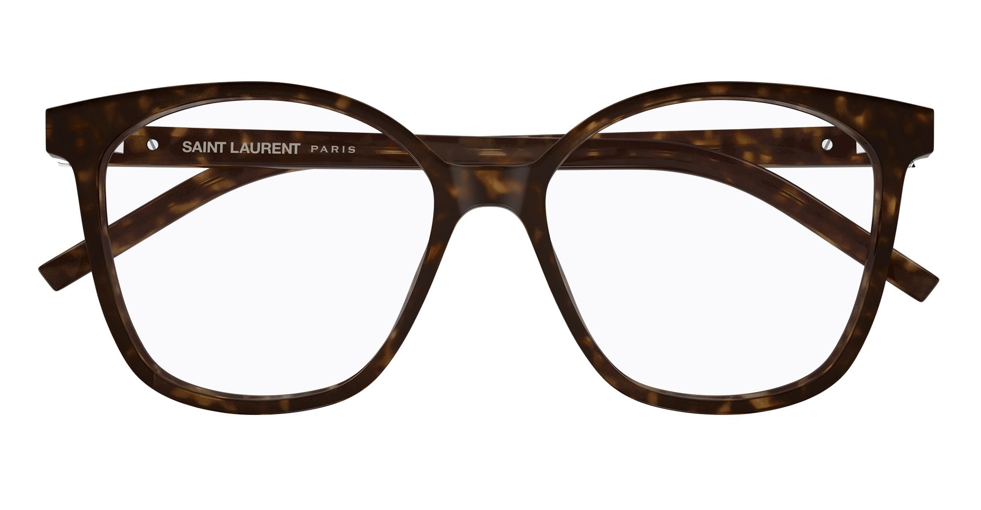 Ottica Mondello Roma - Saint Laurent - SL M162-002 - SL M162-002 - HAVANA RX - Acetate - shape Squared - Havana - EYEWEAR - EYEGLASSES - Donna,Women - lens Clear - Made In Italy