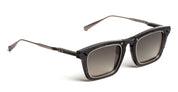 Ottica Mondello Roma - Movitra - LT02E BLACK LIGHT GUN S - LT02E Black / Gradient Grey Lens - Acetate, metal - shape Rectangular - Black - EYEWEAR - SUNGLASSES - Uomo,Men - lens Gradient grey - Made In Italy