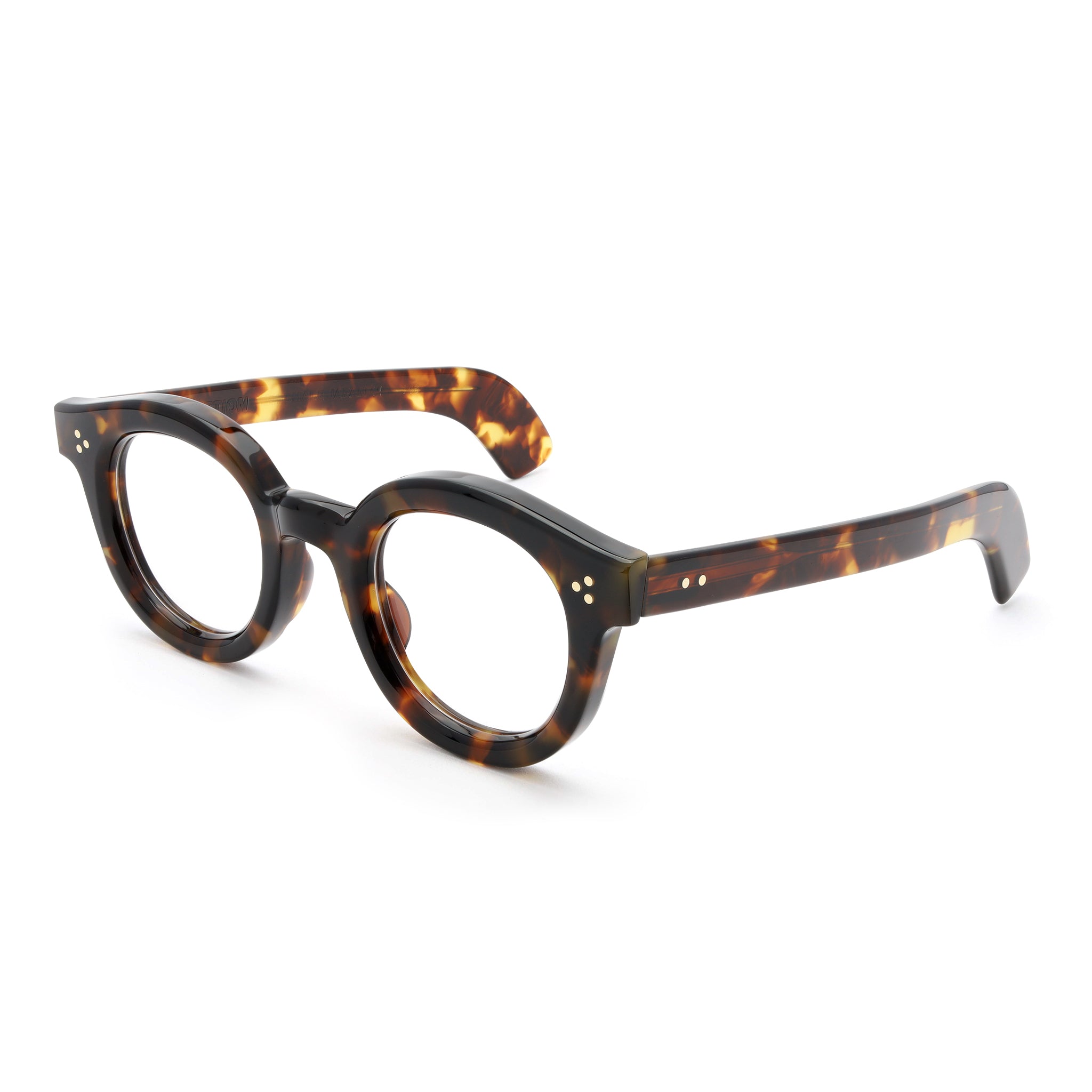 Ottica Mondello Roma - Max Pittion - MXPL-005E - MAESTRO 44 - DARK TORTOISE RX - Acetate - shape  - Tortoise - EYEWEAR - EYEGLASSES - Unisex,Uomo,Donna,Women,Men - lens  - Made In Japan