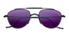 Ottica Mondello Roma - Jacques Marie Mage - JMMFY-17D - FLYNN - SPIDER - Titanium - shape Aviator - Black - EYEWEAR - SUNGLASSES - Unisex,Uomo,Donna,Women,Men - lens purple - Made In Japan