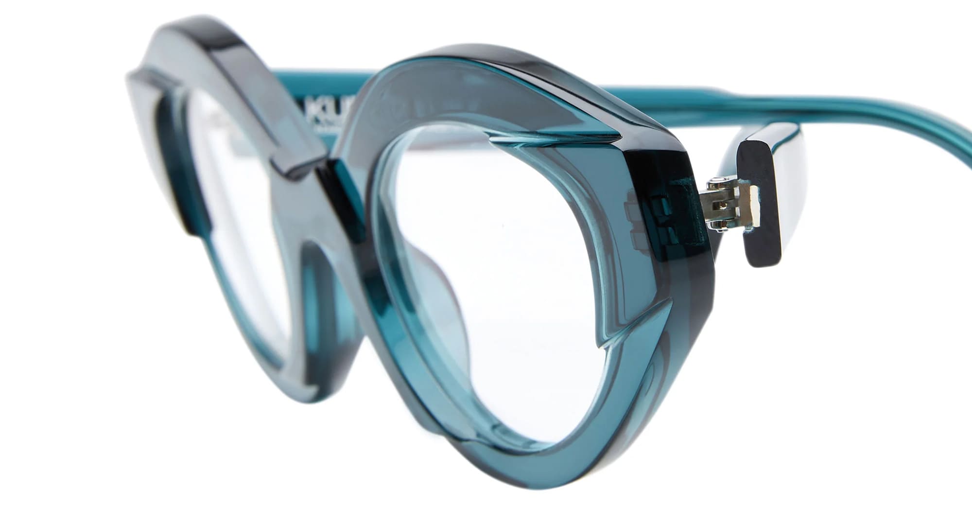 Ottica Mondello Roma - Kuboraum - KROK44RF000000OP  - MASK K44 RF - RIAN FOREST RX - Acetate - shape Cat-eye - green - EYEWEAR - EYEGLASSES - Unisex,Uomo,Donna,Women,Men - lens Clear - Made In Italy
