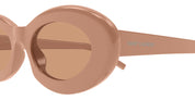 Ottica Mondello Roma - Saint Laurent - SL 594-010 - SL 594-010 - NUDE - Acetate - shape Oval - brown - EYEWEAR - SUNGLASSES - Donna,Women - lens Brown - Made In Italy