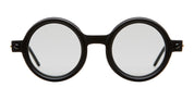 Ottica Mondello Roma - Kuboraum - KRS0P1BMH000002F - MASK P1 BMH - BLACK MATT - Acetate - shape Round - black, havana - EYEWEAR - SUNGLASSES - Unisex,Uomo,Donna,Women,Men - lens Grey - Made In Italy
