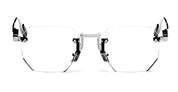 Ottica Mondello Roma - Movitra - SINE 01-C2 D - SINE 01 - C2 BRUSHED SILVER RX - Titanium - shape Octagonal - Silver - EYEWEAR - EYEGLASSES - Unisex,Uomo,Donna,Women,Men - lens Clear - Made In Italy