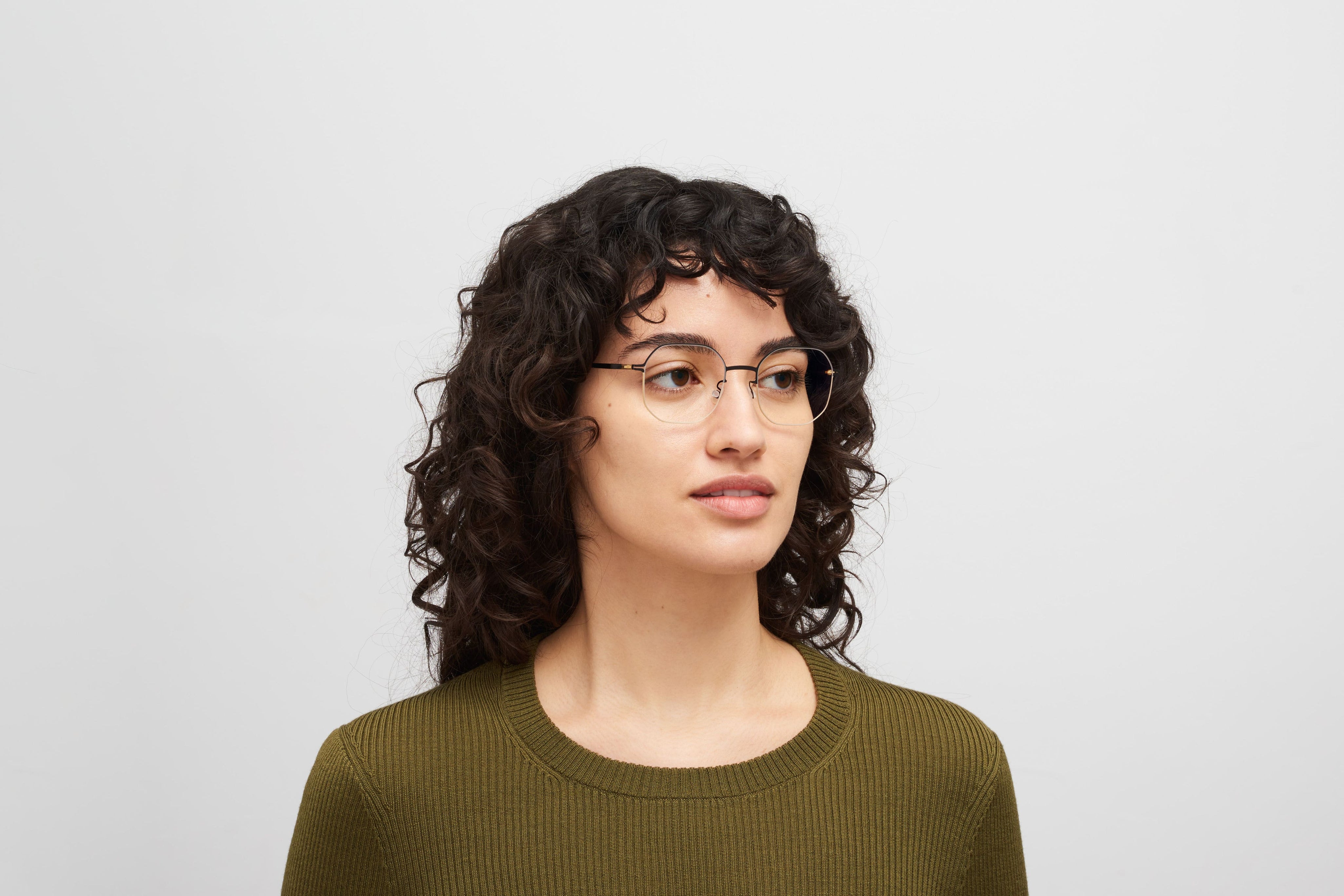 Ottica Mondello Roma - Mykita - 10086027 - CAT - GOLD / JET BLACK RX - stainless steel - shape Squared - gold, black - EYEWEAR - EYEGLASSES - Donna,Women - lens Clear - Made In Germany