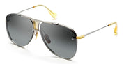 Ottica Mondello Roma - DITA - DRX-2082-A-SLV-GLD-62-Z - DECADE-TWO - BLACK PALLADIUM / YELLOW GOLD - Titanium - shape Aviator - silver, gold - EYEWEAR - SUNGLASSES - Unisex,Uomo,Donna,Women,Men - lens Gradient grey - Made In Japan