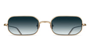 Ottica Mondello Roma - Matsuda - M3163.SG.BG.53 - M3163 - BRUSHED GOLD / BLUE GRADIENT - Titanium - shape Rectangular - Gold - EYEWEAR - SUNGLASSES - Unisex,Uomo,Donna,Women,Men - lens Gradient blue - Made In Japan