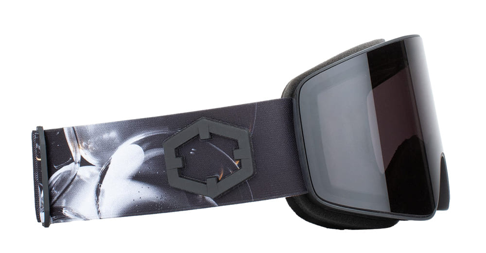  THE ONE NERO LENS - nylon - shape Mask - black, white - EYEWEAR - GOGGLES - Unisex,Uomo,Donna,Women,Men - lens Black - Made In Italy
