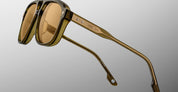 Ottica Mondello Roma - Jacques Marie Mage - JMMCX-8R - YELLOWSTONE VI: COUGAR - MOSS GREEN - Acetate - shape  - green - EYEWEAR - SUNGLASSES - Unisex,Uomo,Donna,Women,Men - lens  - Made In Japan