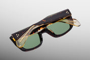 Ottica Mondello Roma - Jacques Marie Mage - JMMCO-18Q - CORNICHE - ETNA - Acetate - shape Rectangular - Tortoise - EYEWEAR - SUNGLASSES - Unisex,Uomo,Donna,Women,Men - lens Green - Made In Japan
