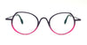Ottica Mondello Roma - Theo eyewear - CONA-375 - CONSTANTIA - 375 PURPLE / PINK RX - stainless steel - shape  - purple - EYEWEAR - EYEGLASSES -  - lens Clear - Made In Belgium