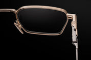 Ottica Mondello Roma - DITA - DTX206-A-02 - LINEAGE.70 - WHITE GOLD / ANTIQUE SILVER RX - Titanium - shape Squared - black, silver - EYEWEAR - EYEGLASSES - Unisex,Uomo,Donna,Women,Men - lens Clear - Made In Japan