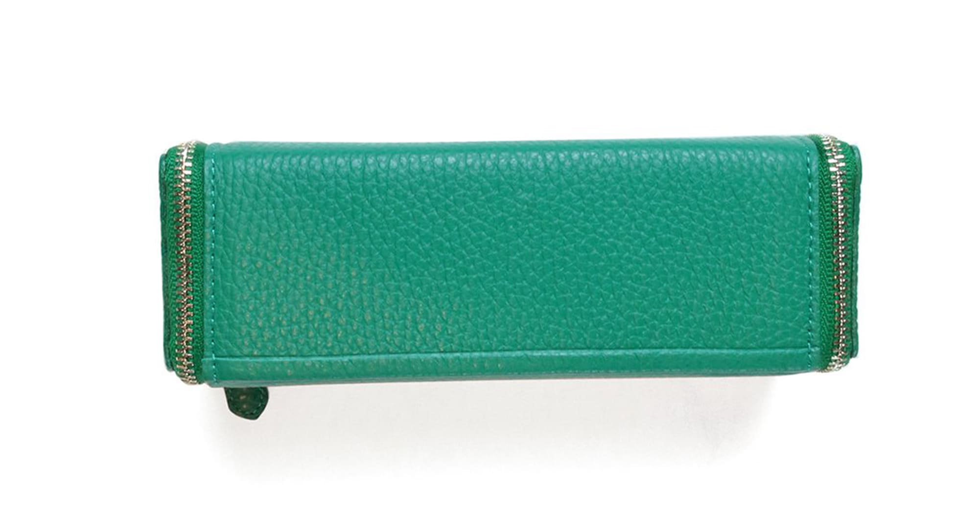 Rhombus prism storage box type 2 - green / brown
