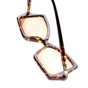Ottica Mondello Roma - Kuboraum - KRSP30TO000000YB - MASK P30 TO - TORTOISE - Acetate - shape Butterfly - Tortoise - EYEWEAR - EYEGLASSES - Unisex,Uomo,Donna,Women,Men - lens yellow - Made In Italy