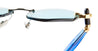 Ottica Mondello Roma - Kuboraum - KRSP60GGBL00004U - MASK P60 - GUNMETAL / DARK BLUE - Acetate - shape  - grey, blue - EYEWEAR - SUNGLASSES - Donna,Women - lens  - Made In Italy