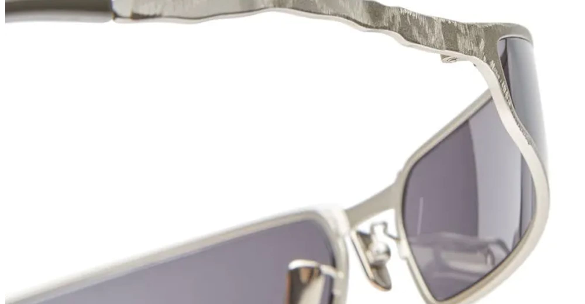 Ottica Mondello Roma - Kuboraum - KRSH34SM000000GT - MASK H34 SM - SILVER MATT - Metal - shape Oval - Silver - EYEWEAR - SUNGLASSES - Unisex,Uomo,Donna,Women,Men - lens Grey - Made In Italy