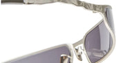 Ottica Mondello Roma - Kuboraum - KRSH34SM000000GT - MASK H34 SM - SILVER MATT - Metal - shape Oval - Silver - EYEWEAR - SUNGLASSES - Unisex,Uomo,Donna,Women,Men - lens Grey - Made In Italy