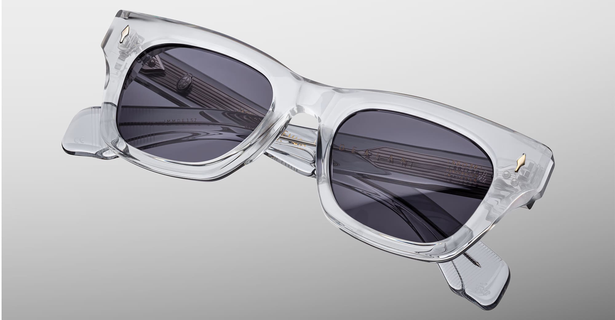 Ottica Mondello Roma - Jacques Marie Mage - JMMDE-15Z - DEALAN - SULFUR - Acetate - shape  - transparent beige - EYEWEAR - SUNGLASSES - Unisex,Uomo,Donna,Women,Men - lens  - Made In Japan