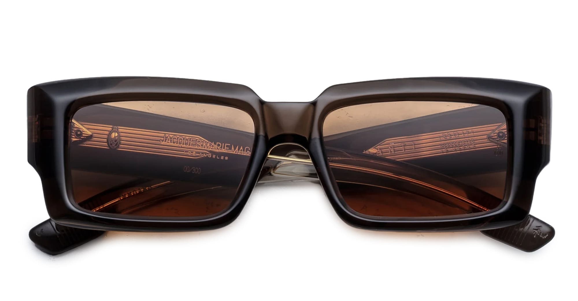 Ottica Mondello Roma - Jacques Marie Mage - JMMQA-6H - QUANT - LONDON - Acetate - shape  - brown - EYEWEAR - SUNGLASSES - Unisex,Uomo,Donna,Women,Men - lens  - Made In Japan