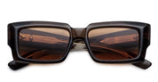 Ottica Mondello Roma - Jacques Marie Mage - JMMQA-6H - QUANT - LONDON - Acetate - shape  - brown - EYEWEAR - SUNGLASSES - Unisex,Uomo,Donna,Women,Men - lens  - Made In Japan