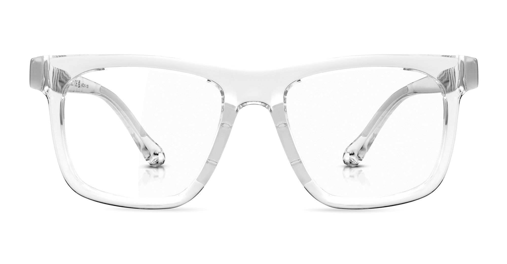 Ottica Mondello Roma - Alba Optics - 8050054517148 - ANVMA V.01 - CRYSTAL GLOSSY RX - Tr90 - shape Squared - Crystal - EYEWEAR - EYEGLASSES - Unisex,Uomo,Donna,Women,Men - lens Clear - Made In Italy