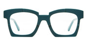 Ottica Mondello Roma - Kuboraum - KRO0K5TGR00000OP - MASK K5 - TEAL GREEN RX  - Acetate - shape Squared - green - EYEWEAR - EYEGLASSES - Donna,Women - lens Clear - Made In Italy