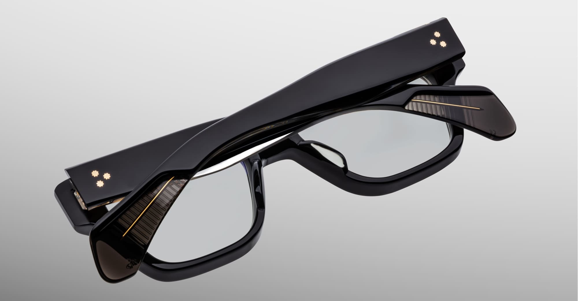 Ottica Mondello Roma - Jacques Marie Mage - JMMFERX-18V - FELLINI - VENOM RX - Acetate - shape Squared - Black - EYEWEAR - SUNGLASSES - Unisex,Uomo,Donna,Women,Men - lens Clear - Made In Japan