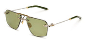 Ottica Mondello Roma - T HENRI - SMA - SPECTRE - ANOMOLY - Titanium - shape Aviator - Gold - EYEWEAR - SUNGLASSES - Unisex,Uomo,Donna,Women,Men - lens Green - Made In Japan
