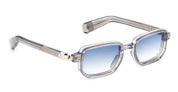 Ottica Mondello Roma - Sato - Ran-II-MTC-P-1 - RAN II - METEOR GREY / PLATINUM - Acetate - shape Rectangular - grey - EYEWEAR - SUNGLASSES - Unisex,Uomo,Donna,Women,Men - lens Gradient blue - Made In Japan