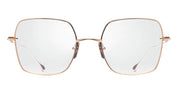 Ottica Mondello Roma - DITA - DTX523-50-02-Z - CEREBAL - ROSE GOLD - Titanium - shape Squared - rose gold - EYEWEAR - EYEGLASSES - Donna,Women - lens Clear - Made In Japan