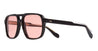 Ottica Mondello Roma - Cutler and Gross - CGSN-1394-57-06 - 1394 - BLACK - Acetate - shape Aviator - Black - EYEWEAR - SUNGLASSES - Unisex,Uomo,Donna,Women,Men - lens Pink - Made In Italy