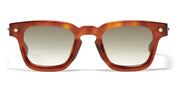 Ottica Mondello Roma - John Dalia - P16-C123-47 - PROJECT 16 (47) -  C123 Cognac / Rose Gold - Acetate - shape Squared - brown - EYEWEAR - SUNGLASSES - Unisex,Uomo,Donna,Women,Men - lens Gradient green - Made In France