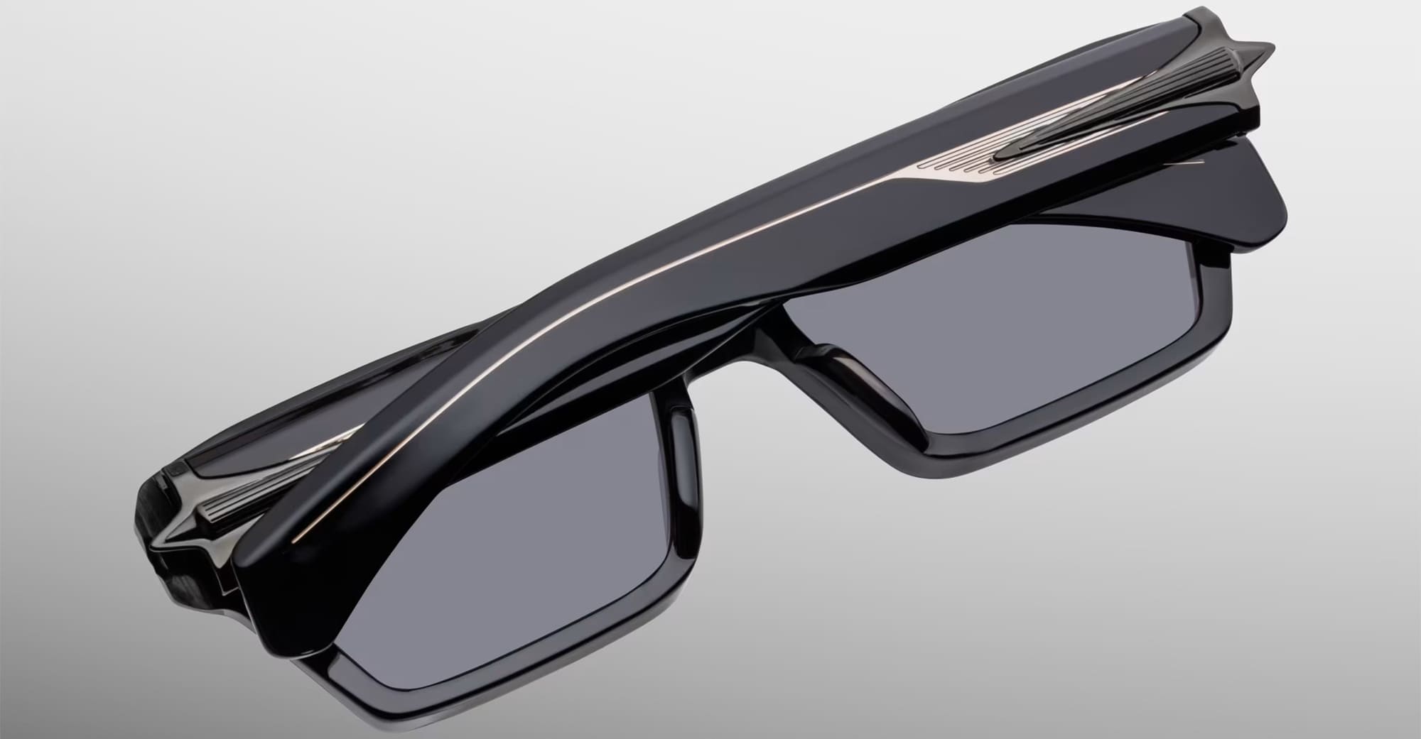 Ottica Mondello Roma - Jacques Marie Mage - JMMMEL-K22 - MELCHIOR - VANTA - Acetate - shape Recntagular - Black - EYEWEAR - SUNGLASSES - Unisex,Uomo,Donna,Women,Men - lens Black - Made In Japan
