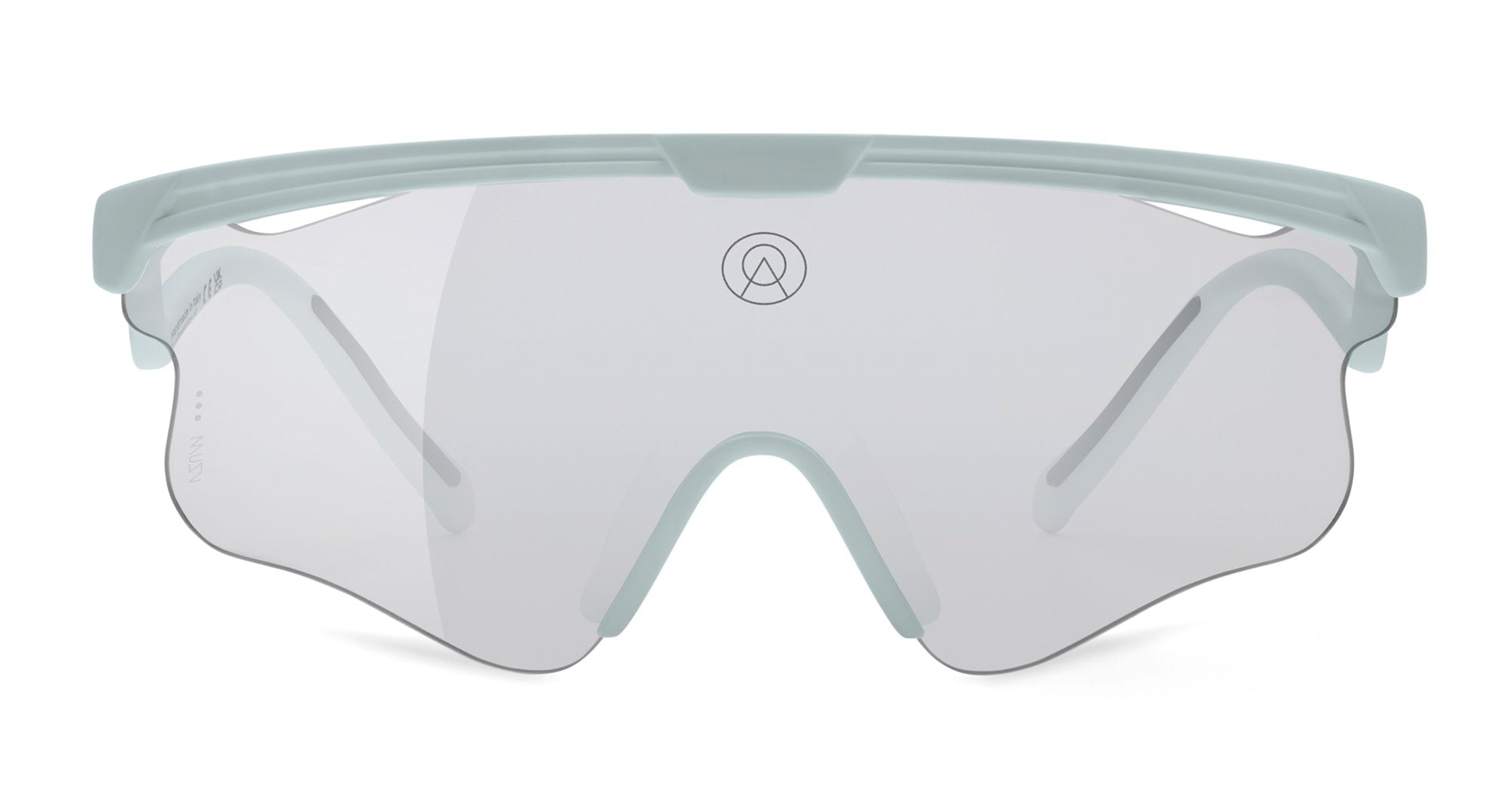  VZUM SUPER ALU - Tr90 - shape Mask - grey - EYEWEAR - SUNGLASSES - Unisex,Uomo,Donna,Women,Men - lens Grey - Made In Italy