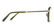 Ottica Mondello Roma - Matsuda - M3101-I.RX.BG-GRN.50 - M3101-I - BRUSHED GOLD / GREEN RX - Titanium - shape Squared - gold, green - EYEWEAR - EYEGLASSES - Unisex,Uomo,Donna,Women,Men - lens Clear - Made In Japan