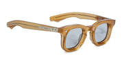 Ottica Mondello Roma - Jacques Marie Mage - JMMDU-14K - DEVAUX - SAFFRON - Acetate - shape Panto - yellow - EYEWEAR - SUNGLASSES - Unisex,Uomo,Donna,Women,Men - lens Grey - Made In Japan